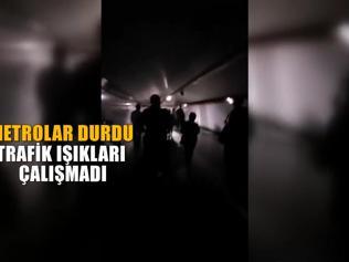 Avrupa karanlıkta kaldı Metrolar durdu, araçlar yolda kaldı…