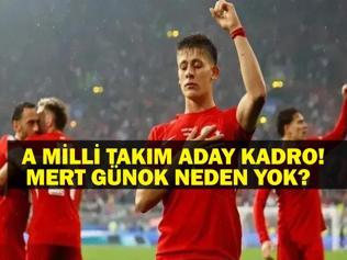 A MİLLİ TAKIM ADAY KADRO: 2026 Dünya Kupası Milli Takım Aday Kadroda Kimler Var Mert Günok Neden Kadroda Yok