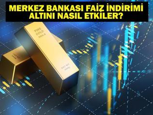 MERKEZ BANKASI FAİZ İNDİRİMİ ALTINI NASIL ETKİLER Merkez Bankası Faiz İndirimi Sonrası Altın Fiyatları Düşer Mi Yükselir Mi