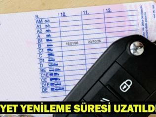 EHLİYET YENİLEME SÜRESİ UZATILDI MI Eski tip sürücü belgelerinin yenilenme tarihi ne zaman son Ehliyet yenileme son tarih