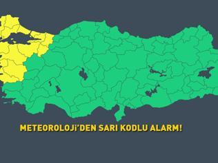 Dikkat Listede İstanbul da var: Meteorolojiden 13 ilde sarı kodlu alarm