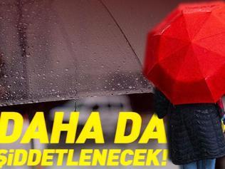 Sağanak kenti vurdu Uyarılar devam ediyor: Şiddetlenecek