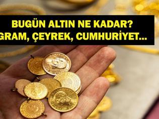 23 EKİM CANLI ALTIN FİYATLARI: Gram Altın Ne Kadar Çeyrek Altın Fiyatı Ne Gram, Çeyrek, Yarım, Cumhuriyet Altını Ne Kadar 23 Ekim Altın Fiyatları