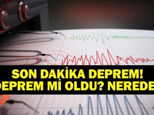 SON DAKİKA DEPREM 29 Ekim Çarşamba deprem mi oldu, nerede, kaç şiddetinde Son dakika deprem mi oldu AFAD ve Kandilli Rasathanesi son depremler listesi