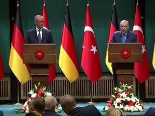 SON DAKİKA... Cumhurbaşkanı Erdoğan ve Merzden ortak basın açıklaması: Ticarette hedef 60 milar dolar