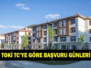 TOKİye TCKN 0,1,2,3,4,5,6,7,8,9 olanlar ne zaman başvuru yapacak TOKİ TC NUMARASINA GÖRE BAŞVURU TARİHLERİ