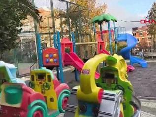5 çocuğu parkta elektrik çarptı