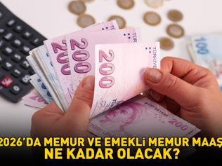 Emekli memur maaşı ve memur maaşı ne kadar olacak, yüzde kaç zam gelecek 5 AYLIK ENFLASYON FARKINA GÖRE 2026 MEMUR VE EMEKLİ MEMUR MAAŞI ZAMMI