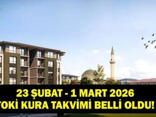 TOKİ KURA TAKVİMİ 23 ŞUBAT - 1 MART: Bu Hafta Hangi İllerde Kura Çekilecek İstanbul, Ankara ve İzmir Kura Tarihi Ne İşte Yeni Haftanın TOKİ Kura Takvimi...