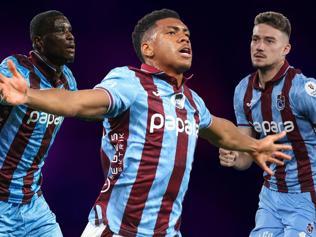 Trabzonsporun golcü üçlüsü: Onuachu - Augusto - Muçi
