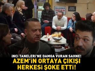 İnci Tanelerine damga vuran sahne Azem’in ortaya çıkışı herkesi şoke etti