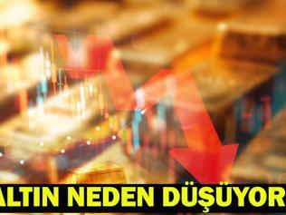 ALTIN FİYATLARI NEDEN DÜŞÜYOR Altın rekor yükselişin ardından düşüşte
