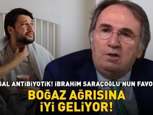 Prof. Dr. İbrahim Saraçoğlu önerdi Doğal antibiyotik Boğaz ağrısı, kronik bronşit ve alerjik astım için biçilmiş kaftan