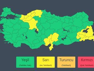 İçişleri Bakanlığından 18 il için kar ve sağanak uyarısı