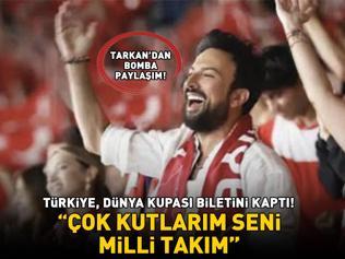 24 Yıllık Hasret Sona Erdi Türkiye, Dünya Kupası Biletini Kaptı Tarkan’dan Bomba Paylaşım: Çok Kutlarım Seni Milli Takım