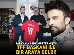 Milli Takım için yeni marş heyecanı Tarkana tepki göstermişti Sinan Akçıldan TFF Başkanı İbrahim Ethem Hacıosmanoğluna ziyaret