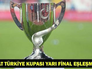 ZİRAAT TÜRKİYE KUPASI YARI FİNAL EŞLEŞMELERİ: Türkiye Kupası yarı final maçları ne zaman, hangi tarihlerde