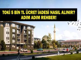 TOKİ İade Nasıl Alınır TOKİ Sözleşmeleri Ne Zaman Yapılacak, İadeler Ne Zaman Alınacak Asil Olarak Hak Sahibi Oldunuz Uyarısı Sonrası TOKİ Sözleşme Tarihi