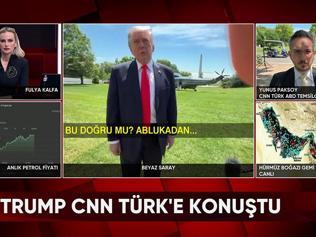 SON DAKİKA Trump CNN TÜRKe konuştu... İranın yeni teklifini beğenmedi | Hamaneyden yeni mesaj