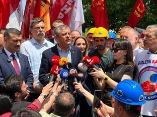 Özgür Özel, maden işçileri ile bir araya geldi