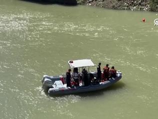 Çoruh Nehri’nde kaybolan baba-oğul aranıyor