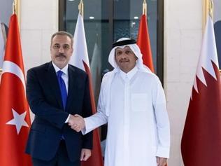 Dışişleri Bakanı Hakan Fidan, Katar Başbakanı Al Sani ile görüştü
