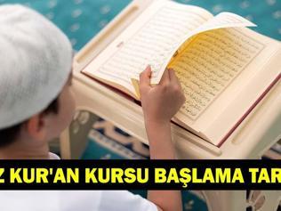 YAZ KURAN KURSU NE ZAMAN BİTİYOR