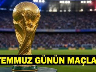 GÜNÜN MAÇLARI 3 TEMMUZ 2026: Bugün Kimlerin Maçlar Var Bugünkü Dünya Kupası Maçları Neler İşte 3 Temmuz Günün Maçları...