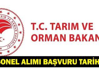 TARIM VE ORMAN BAKANLIĞI PERSONEL ALIMI 2026: Tarım ve Orman Bakanlığı personel alımı ne zaman Tarım Bakanlığı personel alımı başvuru şartları neler