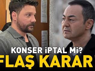 Saygı 1 Serdar Ortaç konseri iptal mi Oğuzhan Uğur gelişmesi sonrası flaş karar