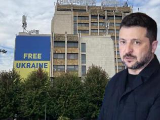Kosovada Zelenskiye büyük tepki Ukrayna bayrağı indirildi