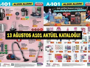 13 AĞUSTOS A101 AKTÜEL KATALOĞU YAYINLANDI Bu Hafta Hangi Ürünler Satışta A101 Aldın Aldın 13 Ağustos Kataloğunda Neler Var İşte 13 Ağustos Perşembe Aktüel Ürünler Listesi