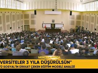 Enstitü Sosyalin dikkat çeken eğitim modeli analizi: Üniversiteler 3 yıla düşürülsün