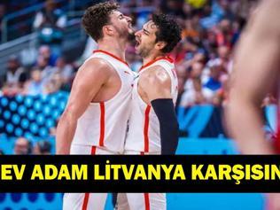 TÜRKİYE LİTVANYA BASKETBOL MAÇI CANLI İZLE: FIBA 2027 Dünya Kupası Elemeleri Türkiye Litvanya basketbol maçı hangi kanalda, saat kaçta 12 Dev Adam sahada