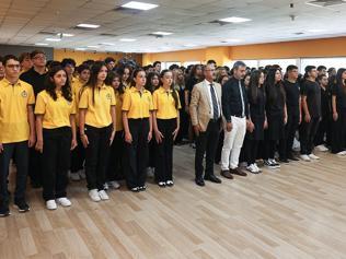 Demirören Medya Lisesinde ilk ders günü heyecanı