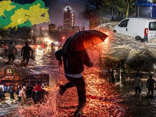 SON DAKİKA | İstanbulu sağanak vurdu Yollar göle döndü, araçlar mahsur kaldı | Selden acı haber 2 kişi hayatını kaybetti