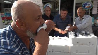 Balığın fiyatını duyurdu: Sevinçten çiğ çiğ yedi
