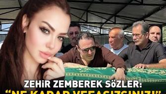Atilla Taşın kızı Sezen Taş son yolculuğuna uğurlandı Laradan zehir zemberek sözler