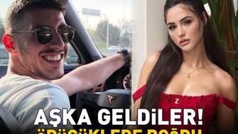 Derya Pınar Ak - Muammer Akmeşe çifti aşka geldi Öpücüklere boğdu