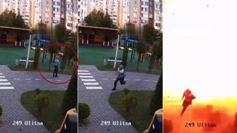 İHA tam o anda isabet etti Ölümden saniyelerle kurtuldu