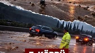 İstanbul’da Sağanak Alarmı 3. Köprü Adeta Şelaleye Döndü