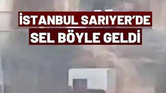İstanbulda Sel Böyle Geldi Canını Zor Kurtardı