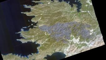 Göktürk-1in gözünden Marmaris yangını