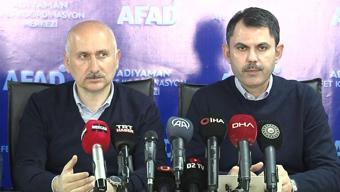Deprem bölgesinde son durum ne İki bakandan açıklama