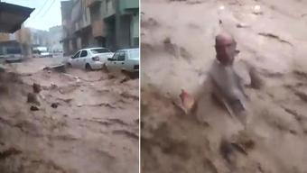 Elini uzatmak yerine video çekmeye devam etti