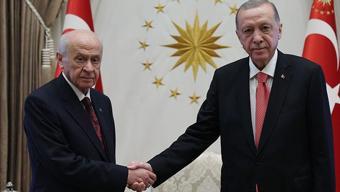 Son dakika... Cumhurbaşkanı Erdoğan, ittifak liderlerini kabul etti
