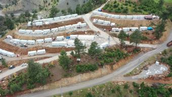 Köyü konteyner kente taşıdılar