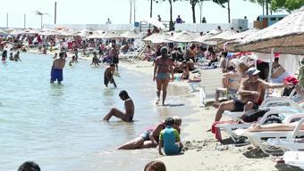İstanbullular plajlara akın etti