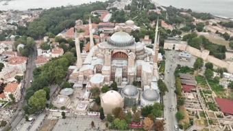 Ayasofya Camii’nde restorasyon