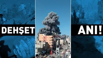 Gazze’ye saldırı kamerada